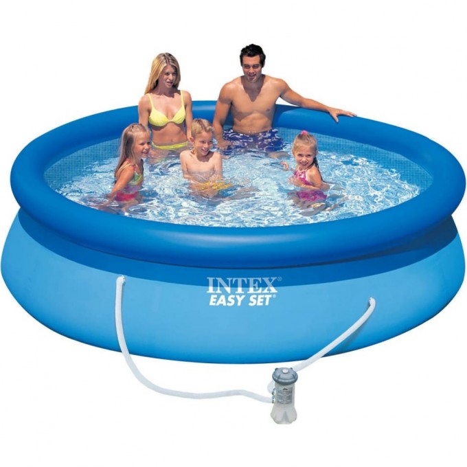 Бассейн INTEX EASY SET 305х76см, 3853л, фильтр-насос 1250л/ч 28122