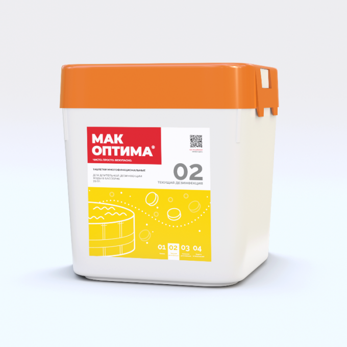 Комплексный препарат MAK ОПТИМА таблетки по 20 гр. 5 кг. 752305