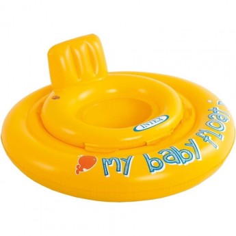 Круг для плавания с сиденьем INTEX MY BABY FLOAT 56585, 70 см, от 6-12 месяцев Круг для плавания с сиденьем INTEX MY BABY FLOAT 56585, 70 см, от 6-12 месяцев