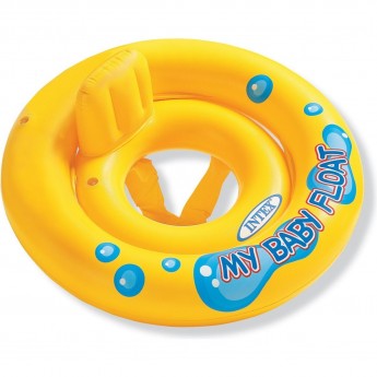 Круг для плавания с сиденьем INTEX MY BABY FLOAT 59574, d=67см, 1+ Круг для плавания с сиденьем INTEX MY BABY FLOAT 59574, d=67см, 1+