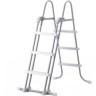Лестница для бассейнов INTEX от 91 до 107 см, 3 ступеньки, без площадки, с защитой 28075