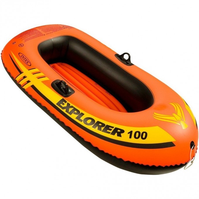 Лодка INTEX EXPLORER 100 , одноместная, 147 х 84 х 36 см, от 6 лет, до 55 кг 58329
