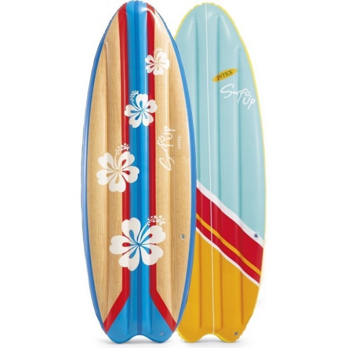 Матрас INTEX «ДОСКА ДЛЯ СЁРФИНГА» , 178 х 69 см, цвета микс пляж 58152
