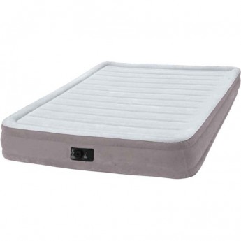 Надувная кровать INTEX COMFORT-PLUSH 67770 152х203х33см, встроенный насос 220V