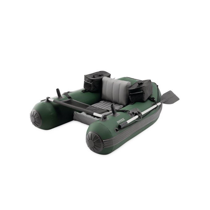 Надувная лодка INTEX "BIG CATCH" 165х120х38см, вёсла, насос, сумка, до 140кг 68381