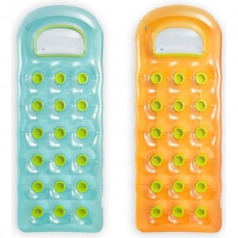 Надувной матрас для плавания INTEX 59895 188х71см с окном до 100кг, от 14 лет 2 цвета