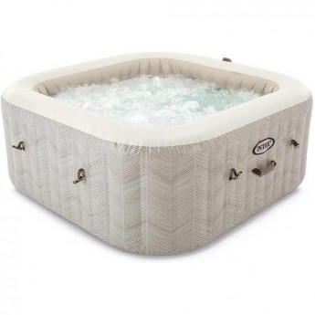 СПА-бассейн INTEX "CHEVRON DELUXE" 28446 175х71см 795л, квадратный аэромассаж