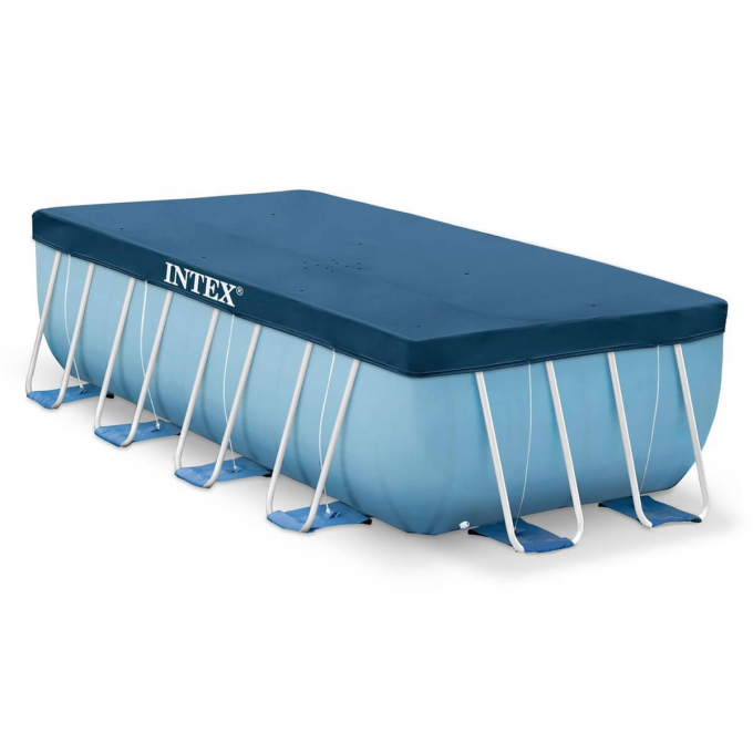 Тент для каркасного бассейна INTEX RECTANGULAR FRAME 400х200см 28079